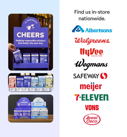 Cheers Restore – DHM + L-Cysteine Hangover Support